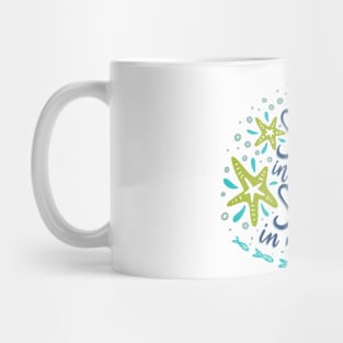 Salt In The Air & Sand In My Hair, Summer Design Mug